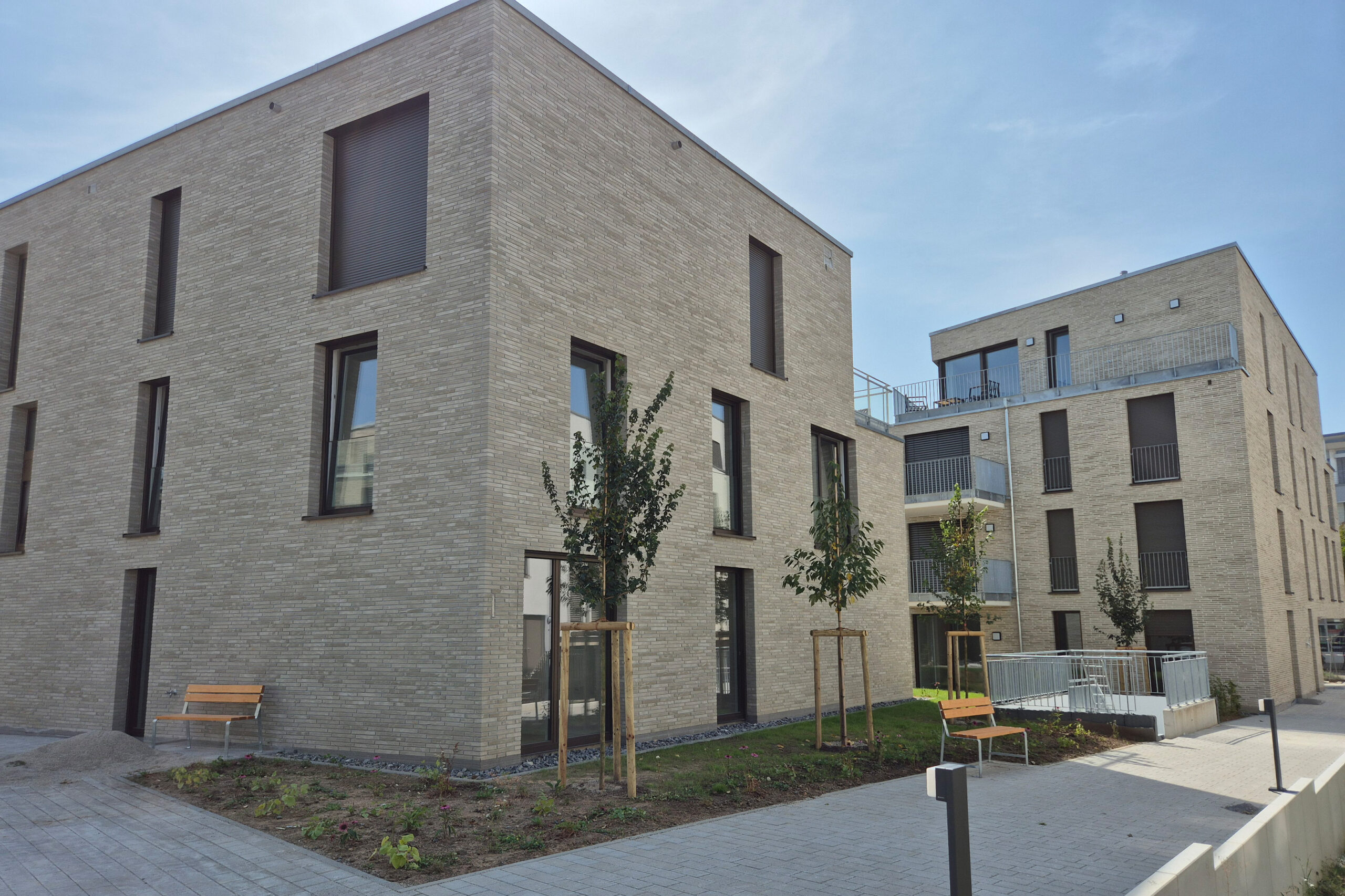 Von Projekt+ GmbH während der Bauphase betreutes Mehrfamilienhaus