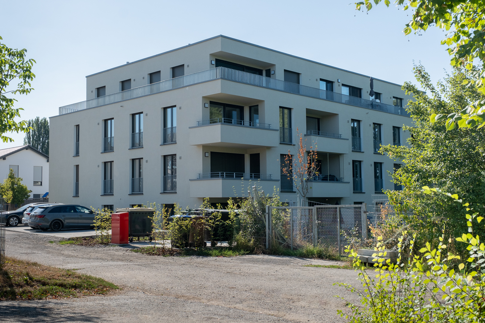 Mehrfamilienhaus in Höpfigheim nach Fertigstellung des Bauprojekts